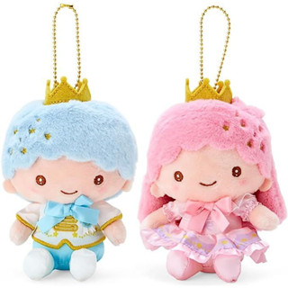 Sanrio Mascot Holder LittleTwinStars พวงตุ๊กตาคู่ ts prince size is approx. 9 x 6.5 x 13cm (Kiki), 10 x 6 x 13cm (Lala)