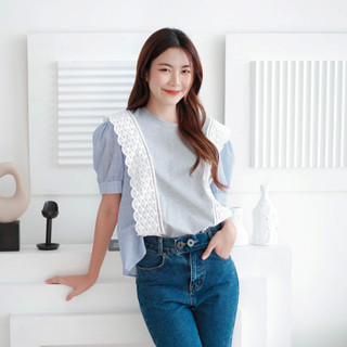 13-280 Ella Chic Gray Shirt