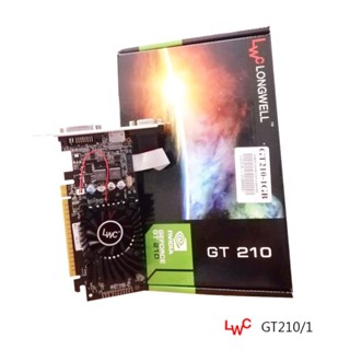 VGA GT210 1GB DDR3 การ์ดจอ​ LWC (Longwell)