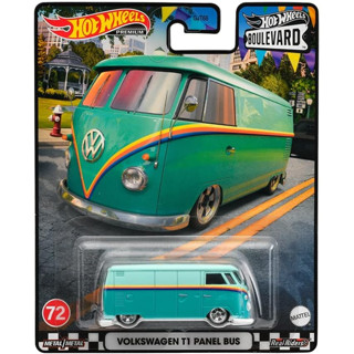 รถเหล็ก HOTWHEELS Premium Boulevard - Volkswagen T1 Panel Bus (HWP2023_#HKF18)