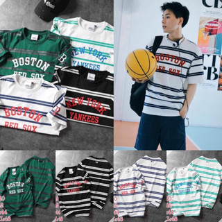 เสื้อยืดแขนสั้น MLB🔖 Unisex 👱🏻‍♂️👩🏼‍🦰 cotton 💯 ผ้านุ่ม ใส่สบายตัว พร้อมส่งจากไทย 🚚 ร้านค้าจัดส่งไว