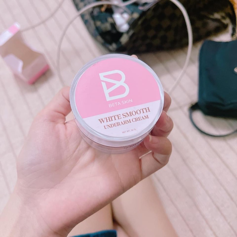 [ส่งฟรี+ของแถม] ครีมรักแร้ไวท์สมูท 30กรัม ระงับกลิ่นตัว ลดเหงื่อใต้วงแขน