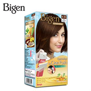 Bigen One Push 4-35 Dark Caramel Brown