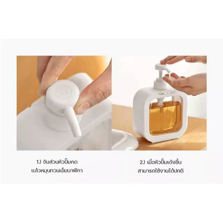 FanKe ขวดปั๊ม ขนาด 300 ml และ500 ml ขวดใส่สบู่เหลว ขวดใส่น้ำยาล้างจาน สําหรับแชมพู โลชั่น เจลอาบน้ำ