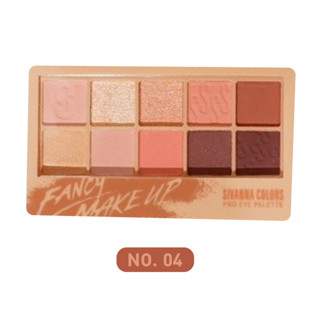 Sivanna colors Fancy Makeup Pro Eye Palette 04 9.7กรัม รหัส