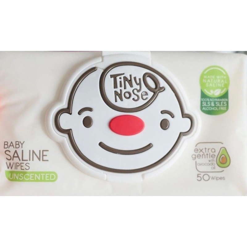 ฝาปิดซองทิชชู่เปียก ฝาปิดทิชชู่เปียกไทนี่โนส Tiny nose สามารถใช้ซ้ำได้ [มีแผ่นกาว 2 หน้า แถมให้ 3 เซ