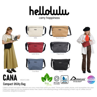 Hellolulu รุ่น CANA (ECO Edition) - Compact Utility Bag (BC-H50372) กระเป๋าสะพายข้าง กระเป๋าสะพายไหล่