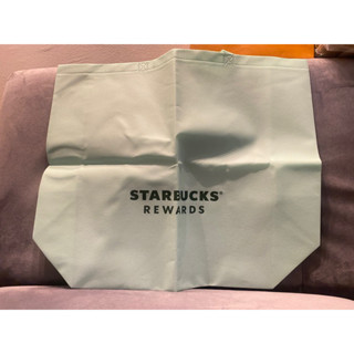 ถุงผ้าเขียวมิ้นท์ Starbucks Rewards