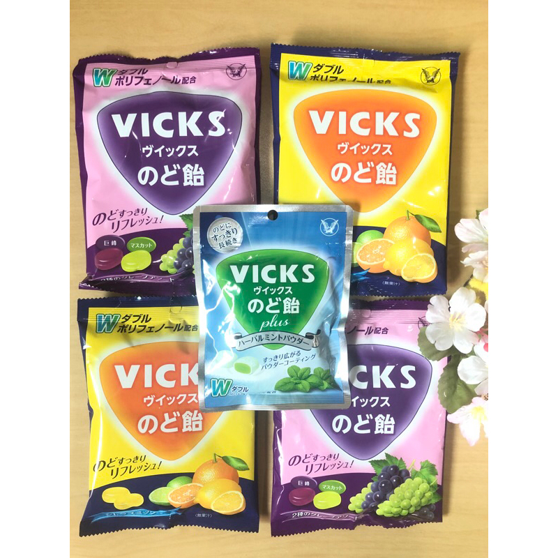 VICKS 🇯🇵ลูกอมชุ่มคอยอดฮิตจากญี่ปุ่นของแท้💯%