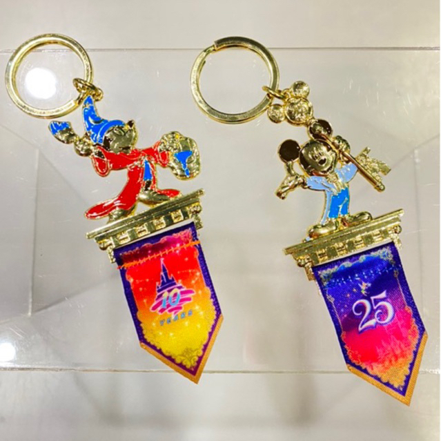 พวงกุญแจเหล็ก Mickey Collection 10year, 25year