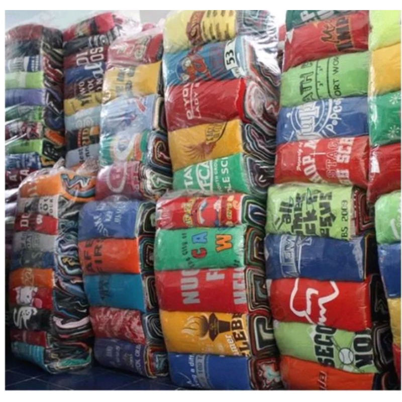 เสื้อมือสองยกกระสอบ100ตัวสินค้าเกรดBคุณภาพสวยสอาด80-90%ไม่มีรูมด