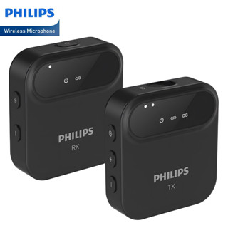 Philips DLM3538C ไมโครโฟนไร้สาย 2.4 GHz Wireless Microphone, 360° Sound Collecting, Low Latency