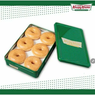 *ซีลสูญญากาศ ห่ออย่างดี*ขนมไม่เสีย* Krispy Kreme คริสปี้ครีม Original , Assort Donuts โดนัทแสนอร่อย พร้อมทาน