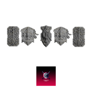 Warhammer 40k proxy parts Shields03