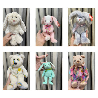 Ty Bear Rabbit ตุ๊กตา หมี กระต่าย ป้าย ทีวาย ขนนุ่ม ขนเก่า งานลิขสิทธิ์ แท้ อเมริกา