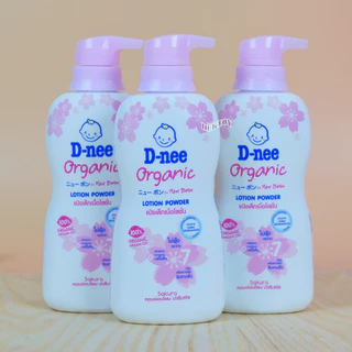 D-nee ดีนี่ แป้งเด็กเนื้อโลชั่น ดีนี่ ออร์แกนิค ฟอร์นิวบอร์น โลชั่น พาวเดอร์ 400 มล.