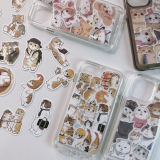 เคสเรซิ่น ติดสติ๊กเกอร์ ลายเเมวไดคัต