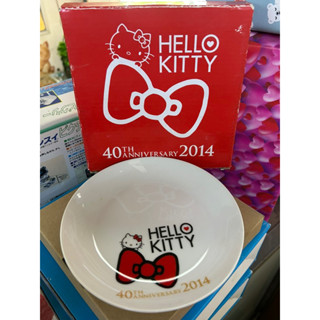 จาน hello kitty ของใหม่พร้อมกล่อง