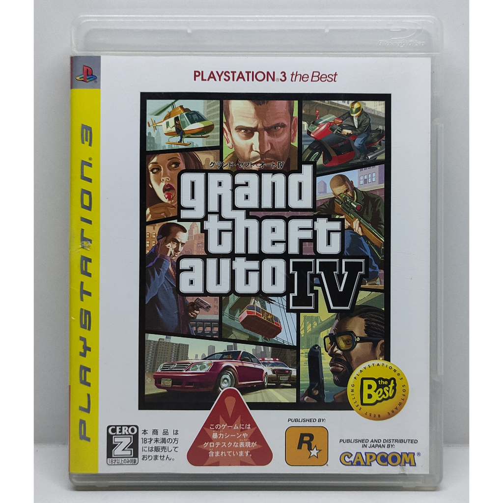 Grand Theft Auto IV (GTA 4) [PlayStation 3 the Best] [Z2,JP] แผ่นแท้ PS3 มือสอง **ปกไม่สวย