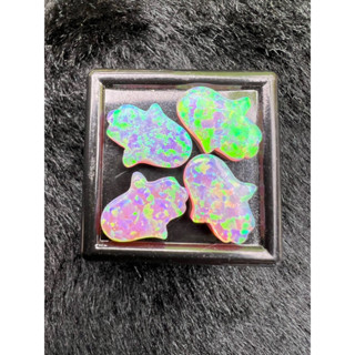 Lab opal pink color Hand shape 1 pieces