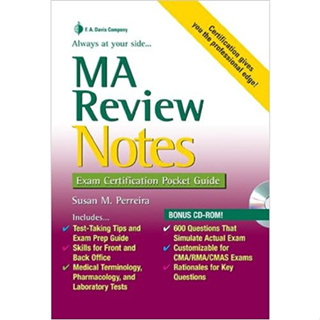 Ma Review Notes: Exam Certification Pocket Guide (With Cd-Rom) (Spiral-Bound) ISBN:9780803621947