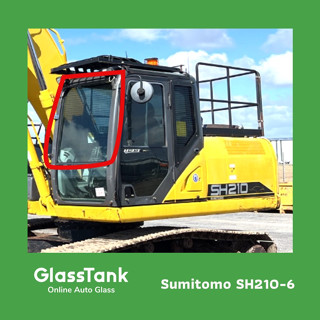 กระจกหน้า รุ่น 6 Sumitomo SH210 กระจกแม็คโคร