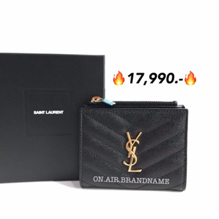 New ysl bi-fold wallet น่ารัก กะทัดรัด