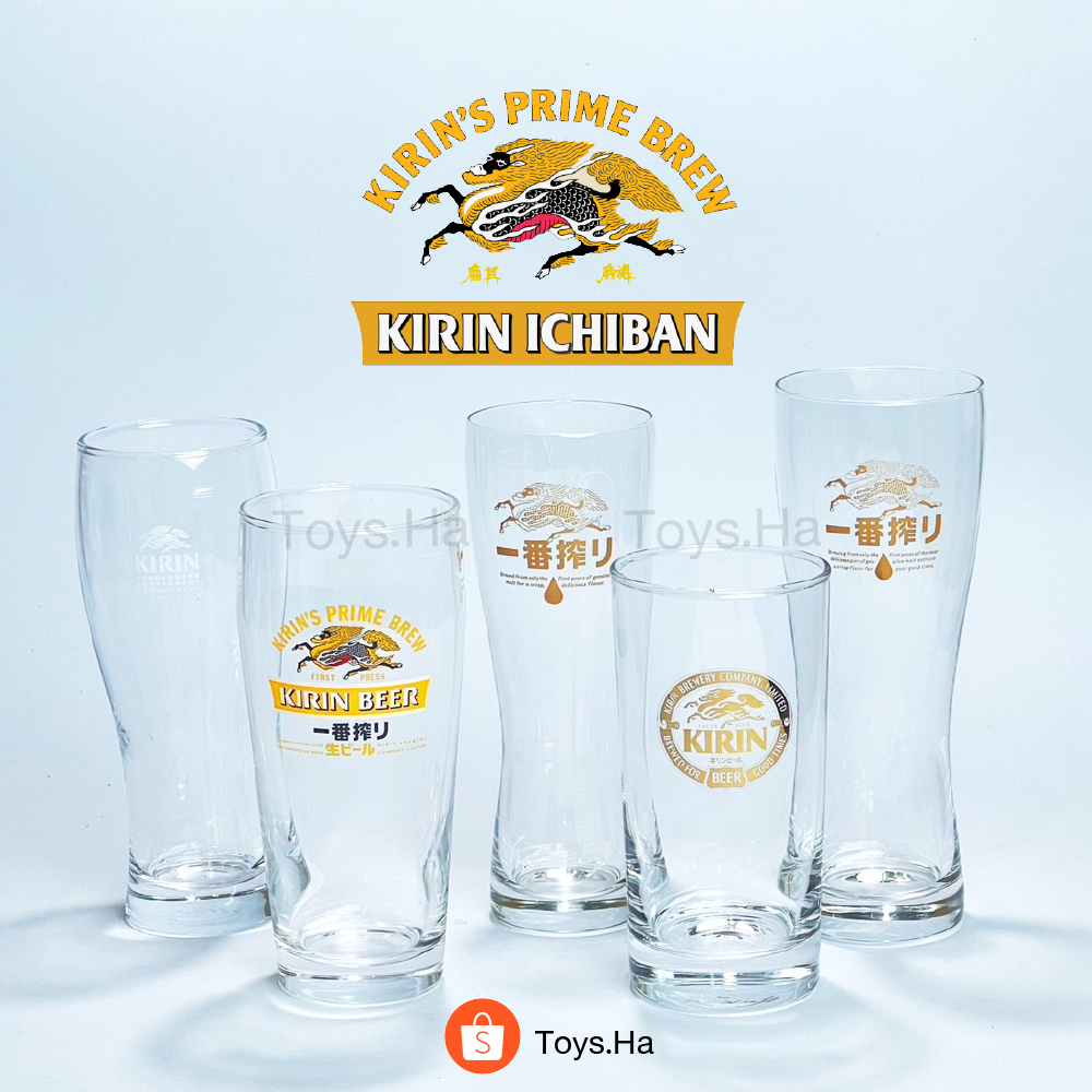 ของแท้! แก้ว Kirin แก้วเบียร์ญี่ปุ่นทรงสูง แบรนด์ Kirin แก้วคิริน จากญี่ปุ่น