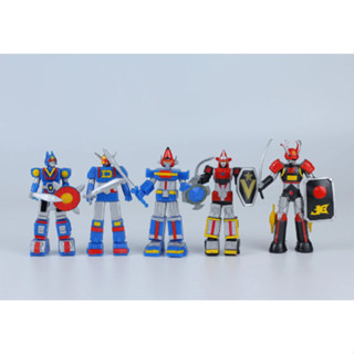 ชุด 5 ตัว กาชาปอง HG Series EX Super Sentai Robot Chronicle Super Sentai Robot Retsuden Battle Fever Gashapon 1999