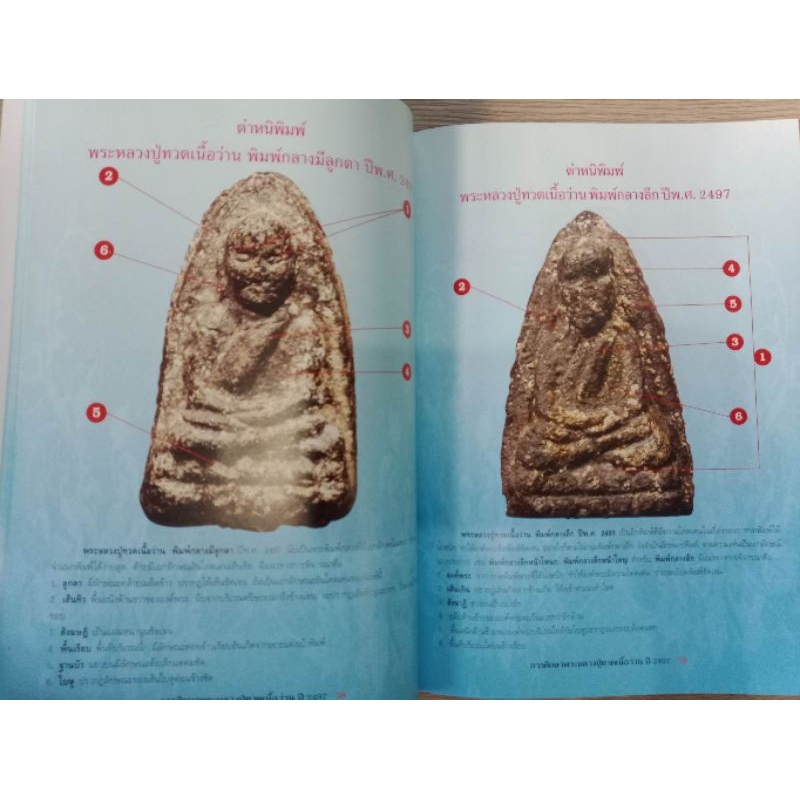 หนังสือพระหลวงปู่ทวด เนื้อว่าน ปี 2497 วัดช้างให้  ภาพสี 110 หน้า