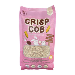 Crisp cop ซังข้าวโพดรองกรงสัตว์เลี้ยงพรีเมี่ยมธรรมชาติ 100% บรรจุ 12 ถุงๆละ 1.5 kgรวม 18 kg/1ลัง