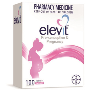 พร้อมส่ง🔥 Elevit pregnancy multivitamin 100 tablets วิตามินเตรียมตั้งครรภ์