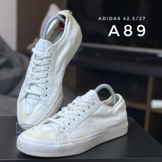 ADIDAS (42.5/27) รองเท้าแบรนด์เนมแท้มือสอง (A89)