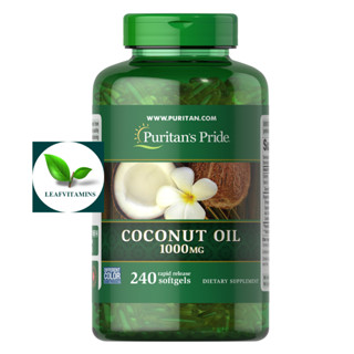 Puritans Pride Coconut Oil 1000 mg / 240 Rapid Release Softgels