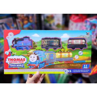 รถไฟของเล่นเด็ก รถไฟโทมัส Thomas Cartoon Train ของเล่นใส่ถ่าน ประกอบราง รถไฟโทมัสของเล่นเด็ก***สินค้าพร้อมส่ง