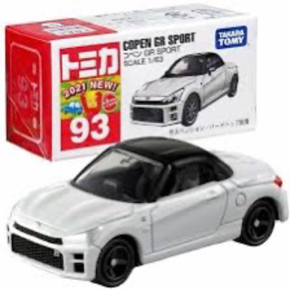 🚘Tomica Copen GR Sport  no. 93  โทมิก้าโมเดลรถเหล็ก  scale 1/63  รุ่นปี 2021 ของแท้จากญี่ปุ่น🎏🎌