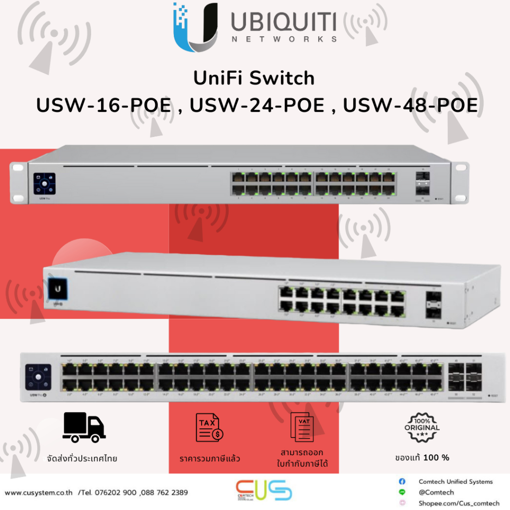 Ubiquiti UniFi Switch USW-16-POE , USW-24-POE , USW-48-POE