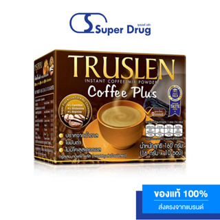 TRUSLEN Coffee Plus 3 in 1 (16 กรัม x 10 ซอง) ทรูสเลน คอฟฟี่ พลัส กาแฟปรุงสำเร็จชนิดผง