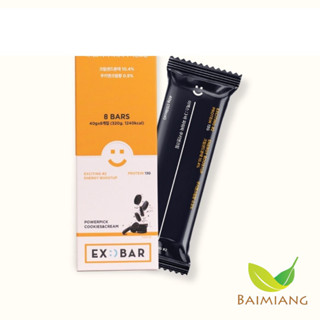 ExProteinBar เอ็กซ์โปรนบาร์คุกกี้แอนด์ครีม ขนาด 40 g. (12448)