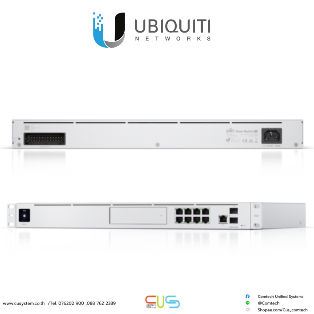 Ubiquiti UDM-Pro UniFi Dream Machine Pro อุปกรณ์ All in One Security Gateway และ UniFi SDN Controlle