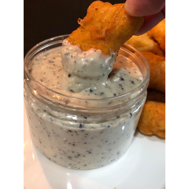 ทรัฟเฟิลมาโย เห็ดทรัฟเฟิล ซอสมายองเนส ฮาลาล Truffle Mayo Dip (Halal) ขนาด 100กรัม