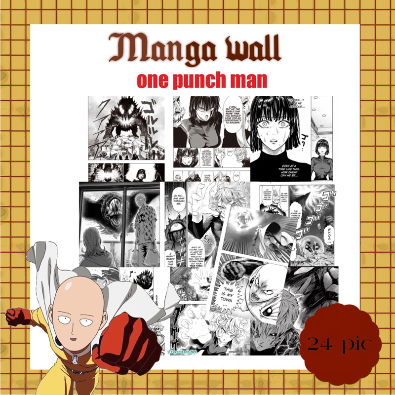manga wallpapers เรื่อง one punch man ภาพมังงะ ภาพตกเเต่งห้อง
