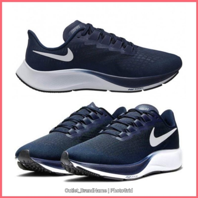 รองเท้า Nike Air Zoom Pegasus 37 Navy Blue ใส่ได้ทั้ง ชาย หญิง [ ของแท้💯 พร้อมส่งฟรี ]