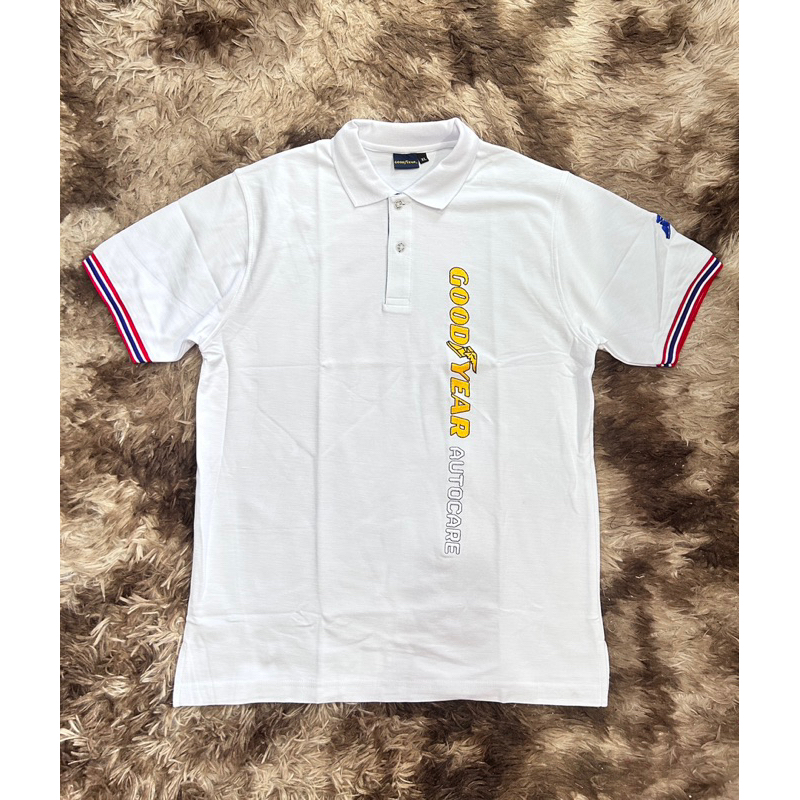 ส่งฟรี เสื้อ โปโล Goodyear ( XL อก42) ลิขสิทธิ์แท้