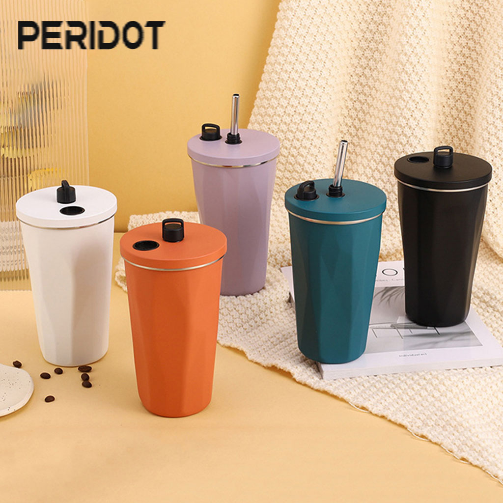 แก้วกาแฟ TYESO ขวดน้ำ สแตนเลส600ml ก้วเก็บอุณหภูมิร้อน/เย็น ขวดน้ำ