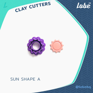 Sun A Shape Clay Cutter/ Polymer clay cutter/ Clay Tools/ พิมพ์กดดินโพลิเมอร์รูปทรงพระอาทิตย์ A