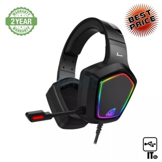 HEADSET (7.1) SIGNO E-SPORT HP-832 STRIKER RGB BLACK ประกัน 2Y หูฟัง หูฟังเกมมิ่ง หูฟังเล่นเกม เฮดเซ็ท