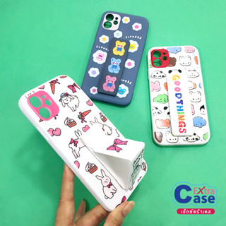 Oppo A16K A17 A57(2022) A78(5G) A93(4G) Reno 5(5G) Reno 8T(5G)เคสมือถือนิ่มกันกล้องติดขาตั้งแม่เหล็กตั้งได้ พับเก็บเรียบ