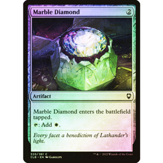 [MTG] Marble Diamond [CLB] [ARTIFACT] [COMMON] [FOIL] [ENG] (การ์ดเมจิค / Magic the Gathering)