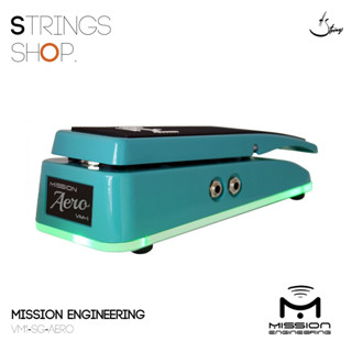 Mission Engineering Volume pedal with illuminated base Aero style chassis Surf Green ( VM1‐SG-AERO )